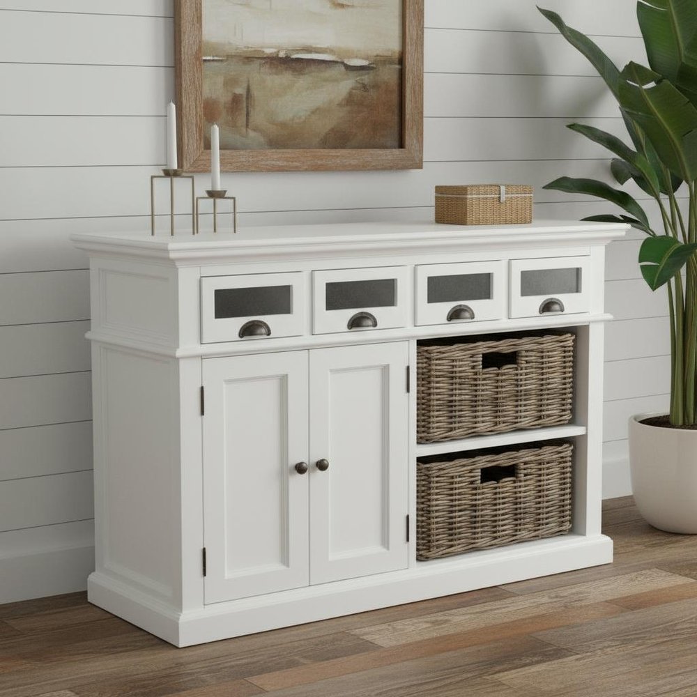 Modern Farmhouse Kitchen Buffet Server HomeRoots