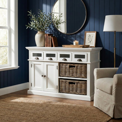 Modern Farmhouse Kitchen Buffet Server HomeRoots