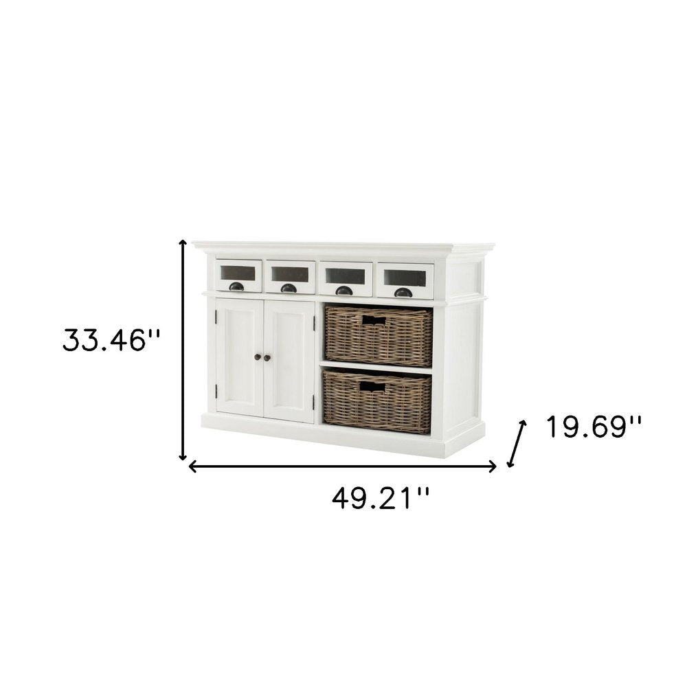 Modern Farmhouse Kitchen Buffet Server HomeRoots