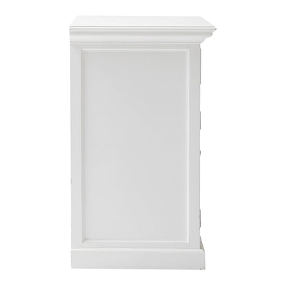 35" White Two Door Accent Cabinet