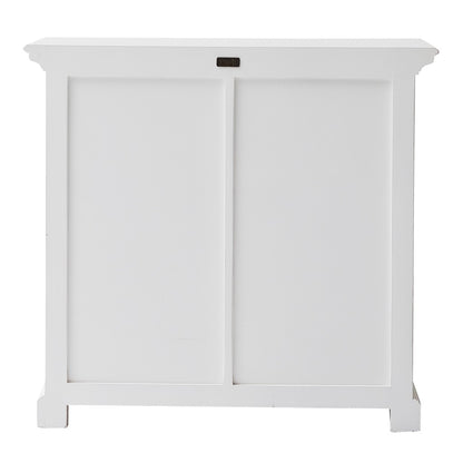 35" White Two Door Accent Cabinet