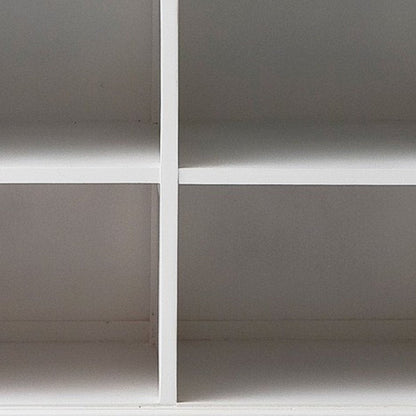 35" White Accent Cabinet With Two Drawers and Baskets HomeRoots