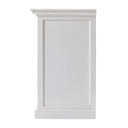 57" White Wood Two Drawer Buffet Table HomeRoots