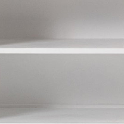 57" White Wood Two Drawer Buffet Table HomeRoots