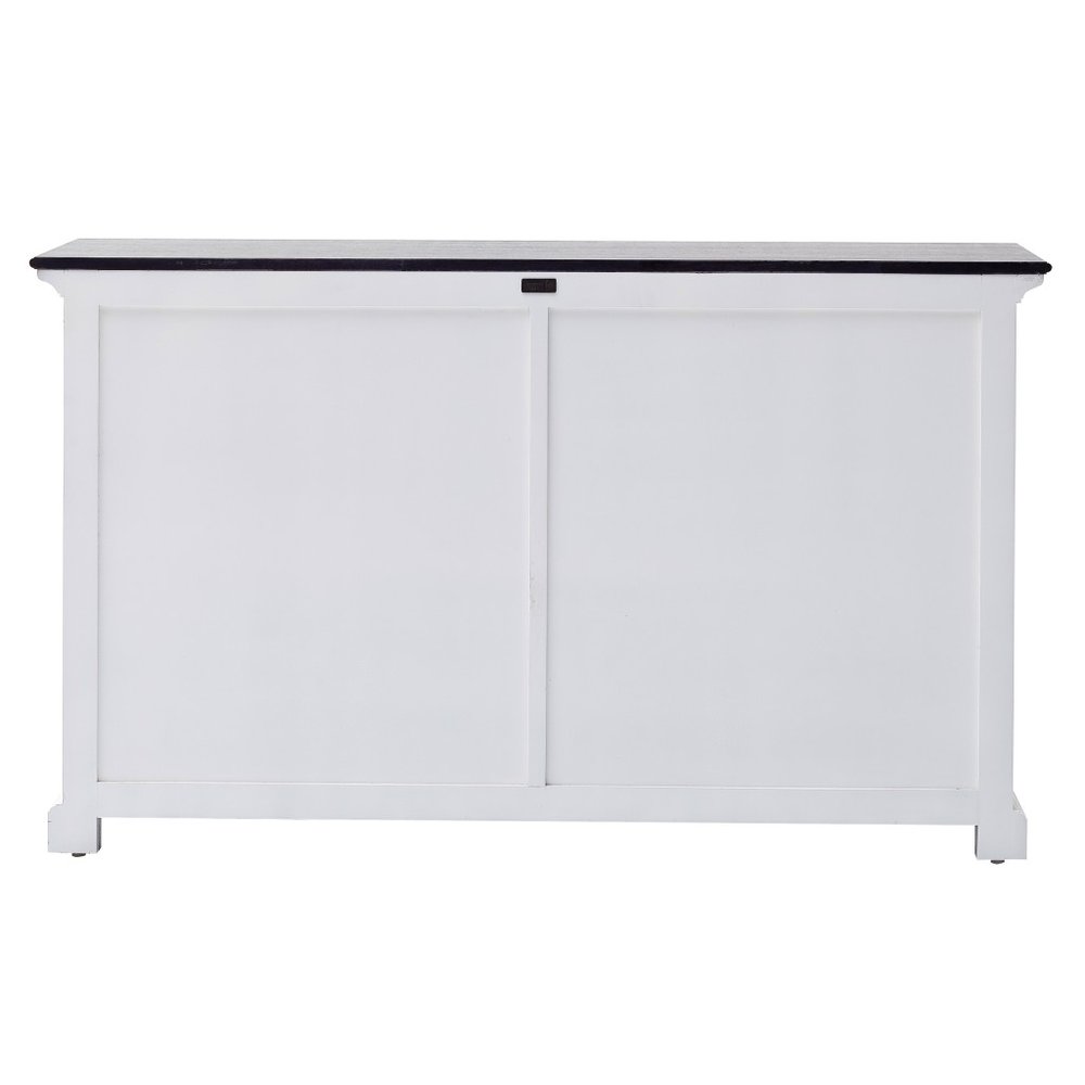 Modern Farmhouse Black And White Buffet Server — view 3