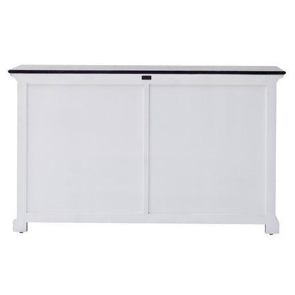 Modern Farmhouse Black And White Buffet Server