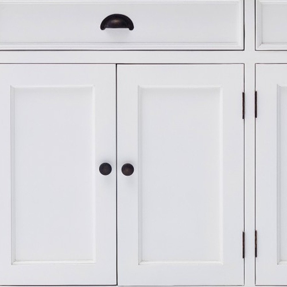 Modern Farmhouse Black And White Buffet Server — view 6