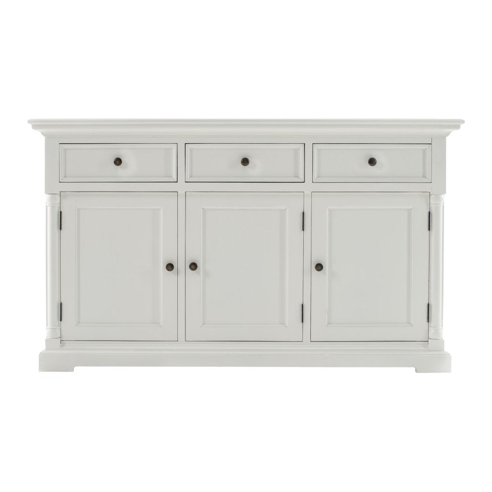 Modern Farm White Three Door Buffet Server — view 1