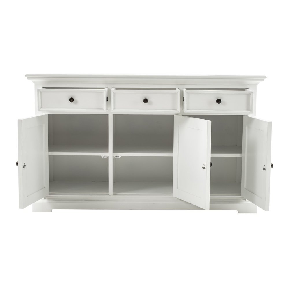Modern Farm White Three Door Buffet Server — view 3