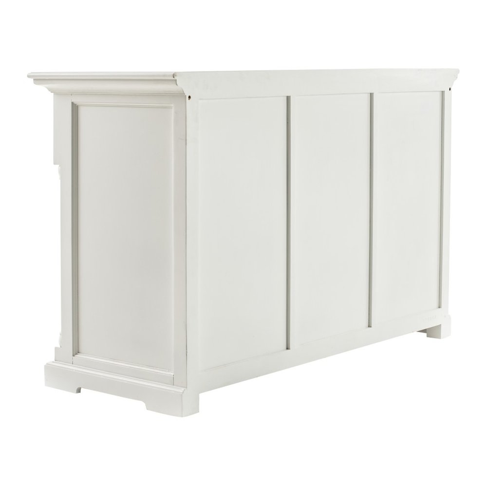 Modern Farm White Three Door Buffet Server — view 4