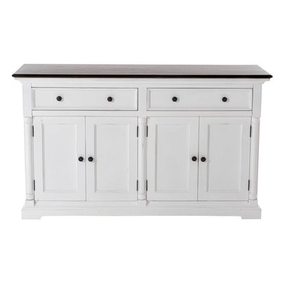 Modern Farm Brown And White Two Door Buffet Server