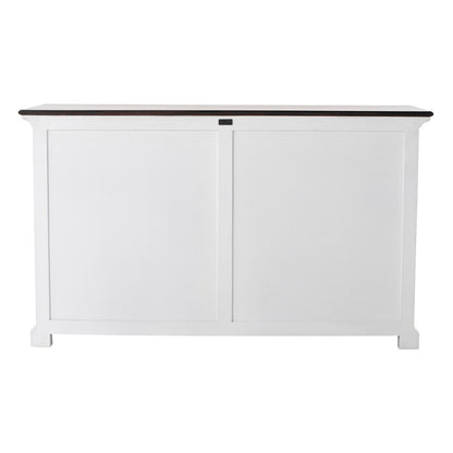 Modern Farm Brown And White Two Door Buffet Server