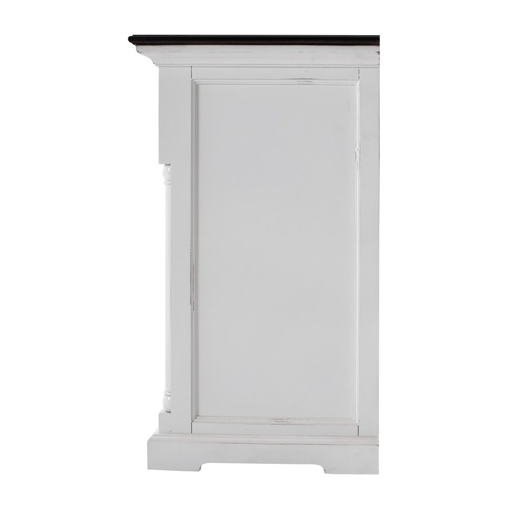 Modern Farm Brown And White Two Door Buffet Server — view 5