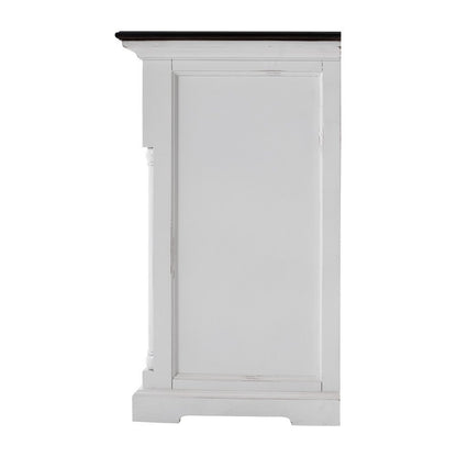 Modern Farm Brown And White Two Door Buffet Server