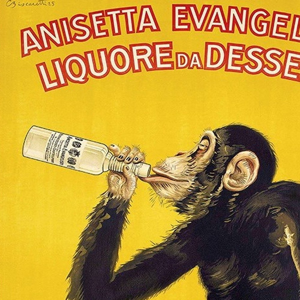 Anisetta Evangelisti Italian Liquor Unframed Print Wall Art — view 8