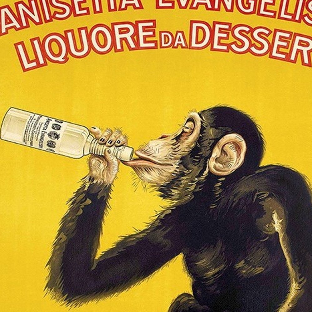 Anisetta Evangelisti Italian Liquor Unframed Print Wall Art — view 12
