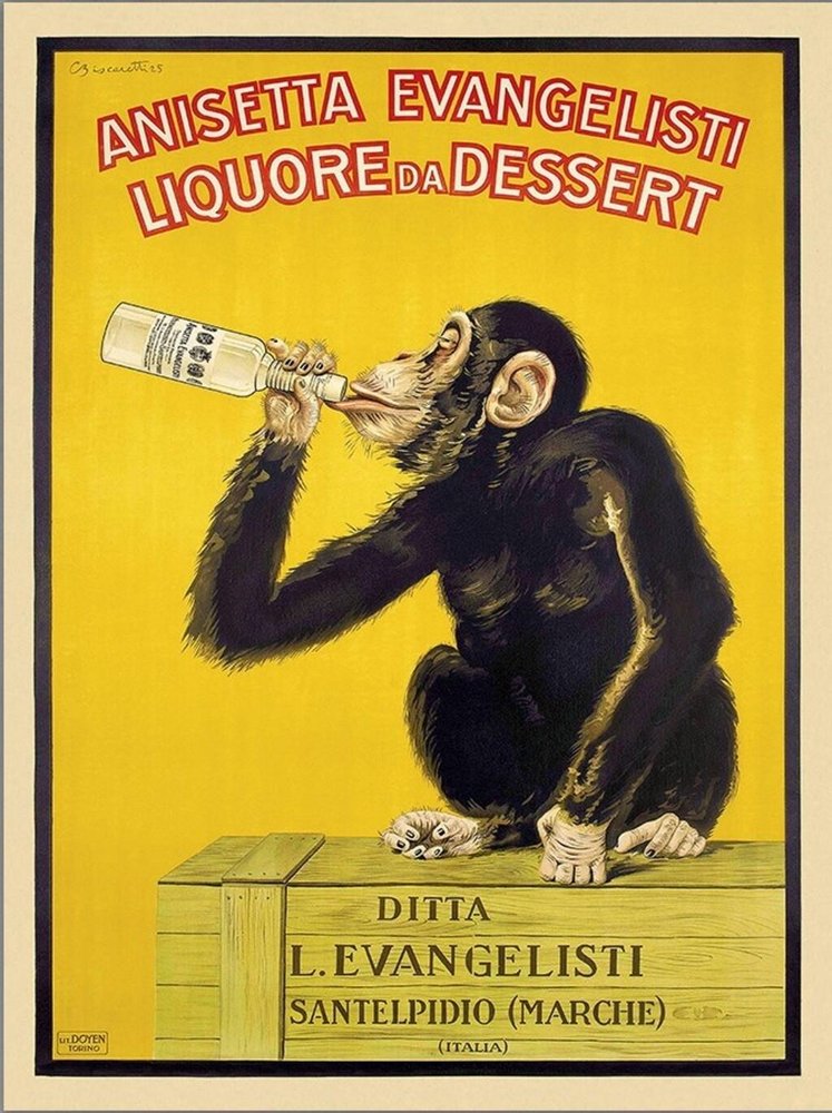 Anisetta Evangelisti Italian Liquor Unframed Print Wall Art — view 15