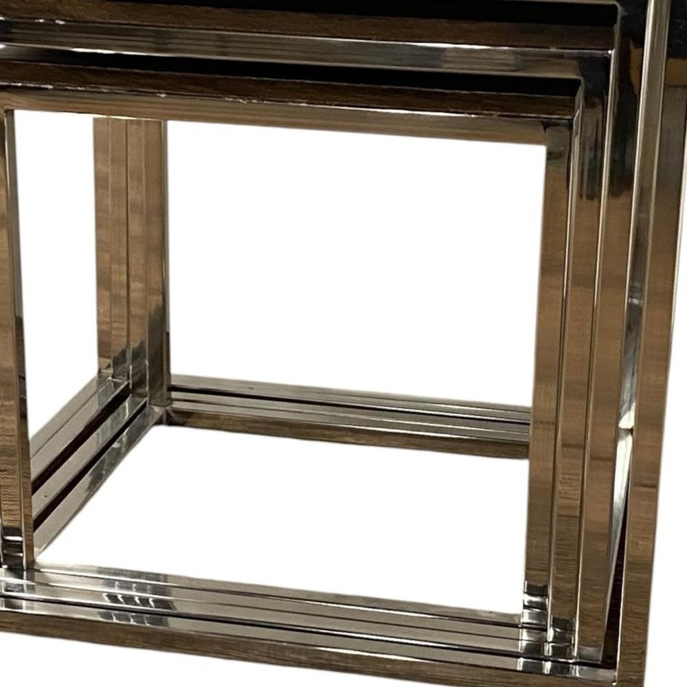 Set Of 4 Modern Rustic Nesting Accent Tables HomeRoots