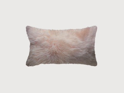 Blush Natural Sheepskin Lumbar Pillow FurniFindUSA