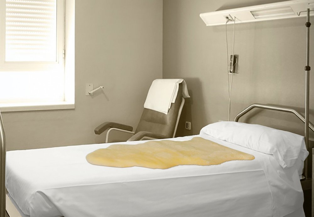 2" X 4" Natural Off White Medical Grade Sheepskin Throw Blanket HomeRoots