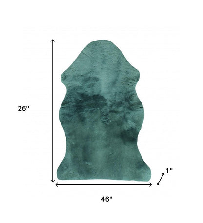 Emerald Plush Medical Grade Sheepskin Throw Blanket HomeRoots