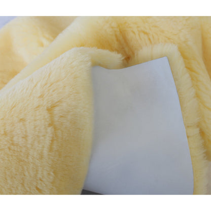 2" X 5" Natural Off White Medical Grade Double Sheepskin Throw Blanket