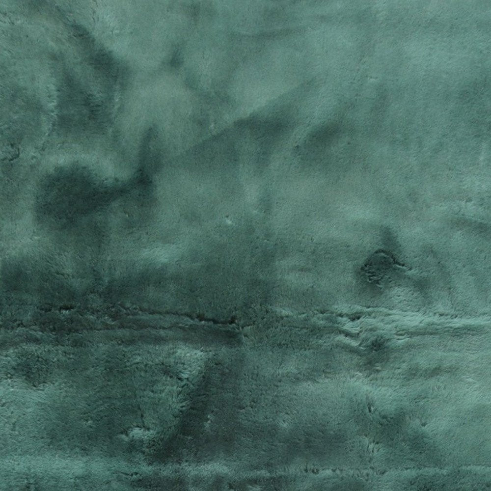 2" X 5" Green Natural Off White Medical Grade Double Sheepskin Throw Blanket — view 5