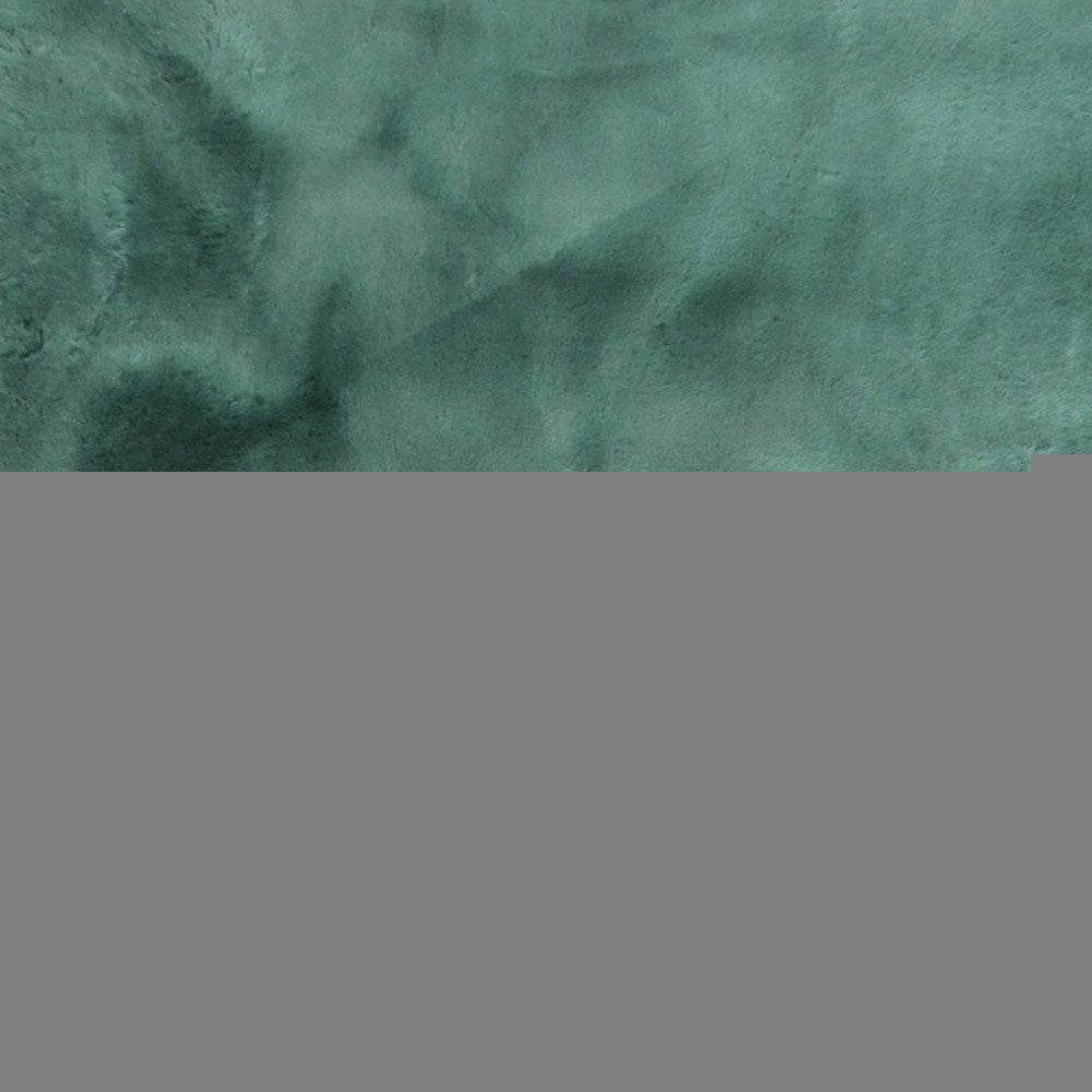 2" X 5" Green Natural Off White Medical Grade Double Sheepskin Throw Blanket HomeRoots