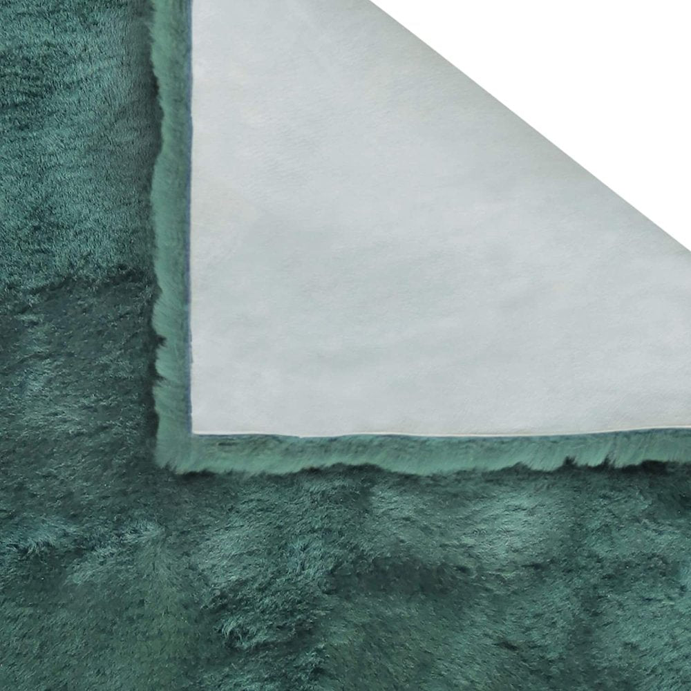 17" Square Natural Green Medical Grade Sheepskin Chair Pad HomeRoots