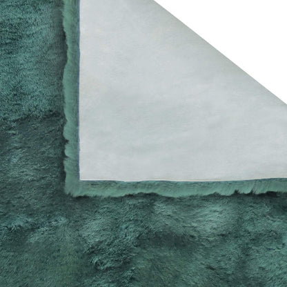 17" Square Natural Green Medical Grade Sheepskin Chair Pad HomeRoots