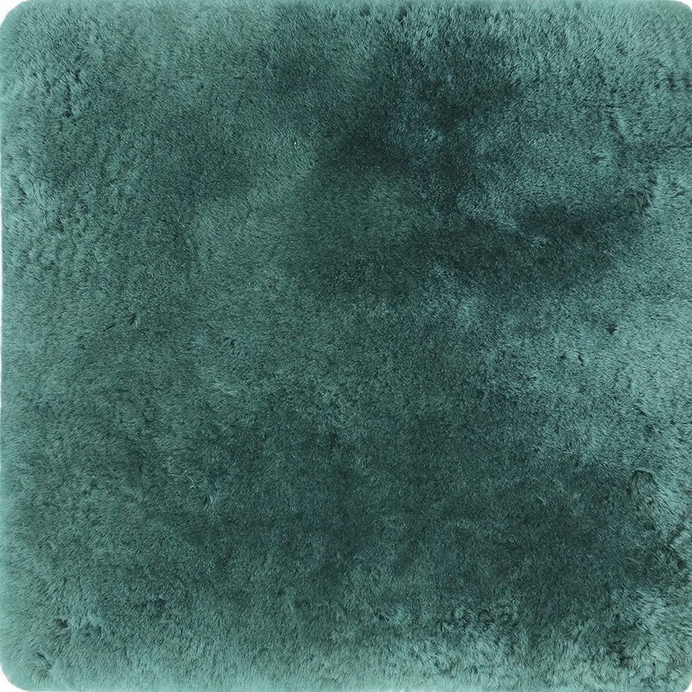 17" Square Natural Green Medical Grade Sheepskin Chair Pad HomeRoots