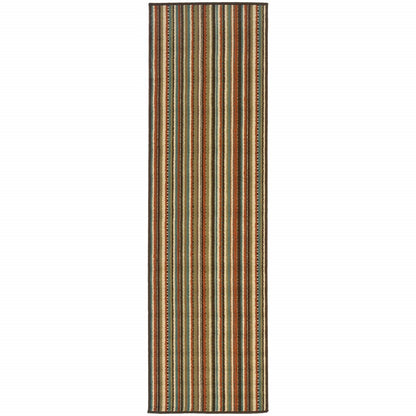 4' x 6' Green Indoor Outdoor Area Rug