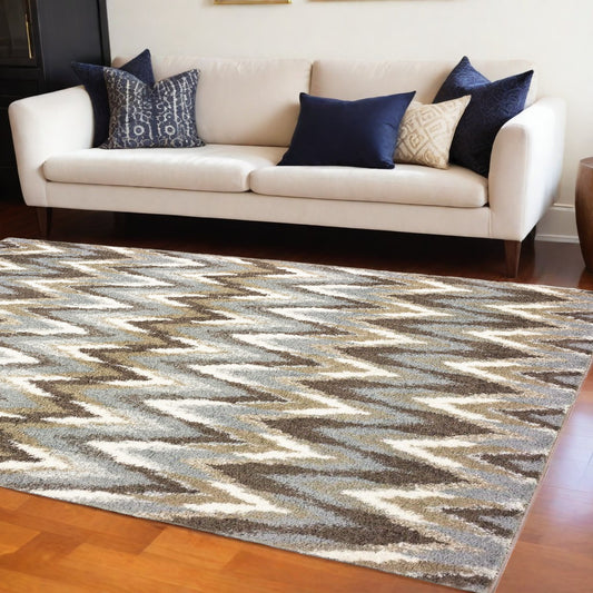 10' X 13' Taupe Dhurrie Area Rug - 20.0" (L) x 34.0" (W) x 0.39" (H)