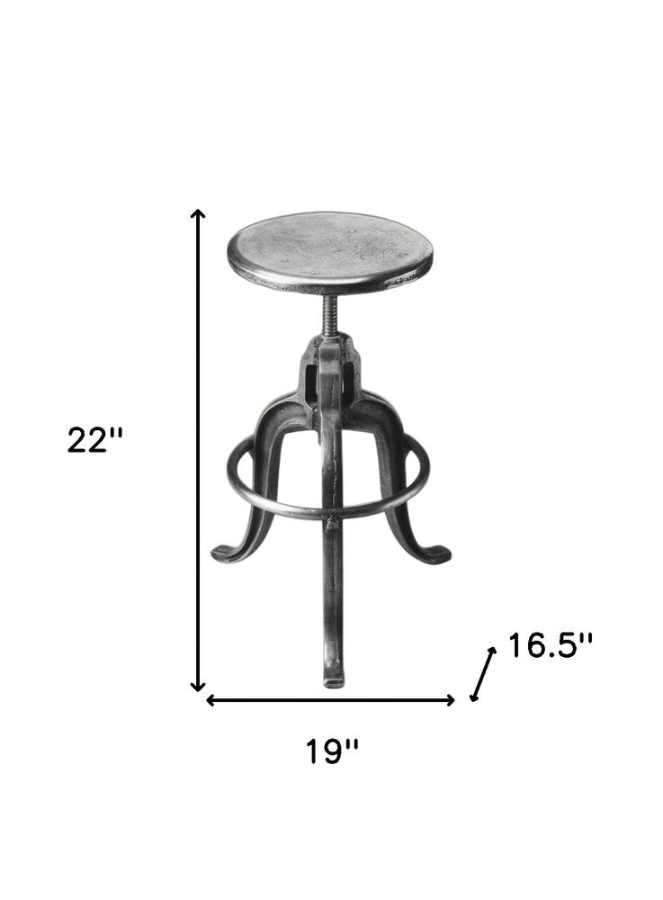 Iron Backless Swivel Bar Chair HomeRoots