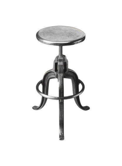 Iron Backless Swivel Bar Chair HomeRoots