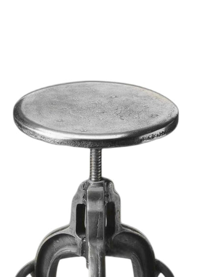 Iron Backless Swivel Bar Chair HomeRoots