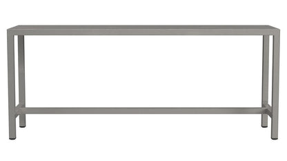 44" Silver Iron Bench HomeRoots
