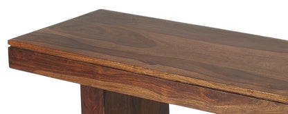 Modern Chunky Solid Wood Bench HomeRoots