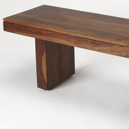 Modern Chunky Solid Wood Bench