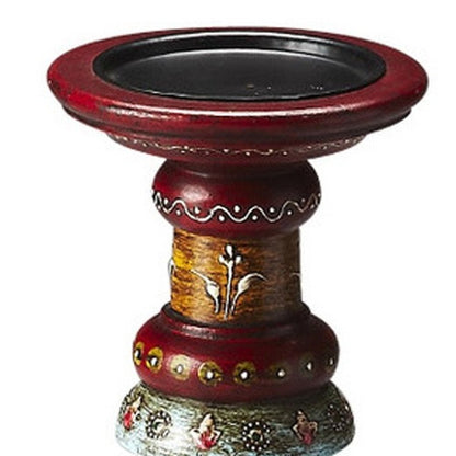 Hand Painted Candle Holder HomeRoots