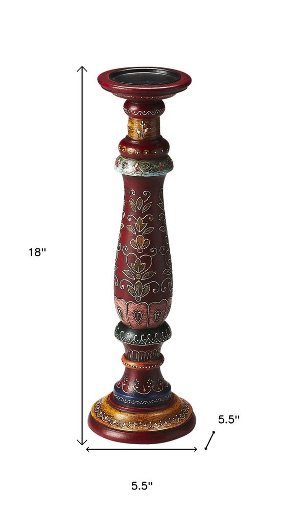 Hand Painted Candle Holder HomeRoots