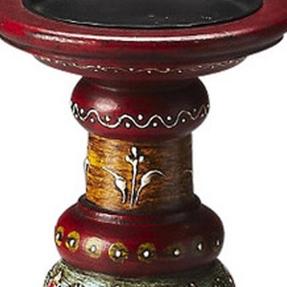 Hand Painted Candle Holder HomeRoots