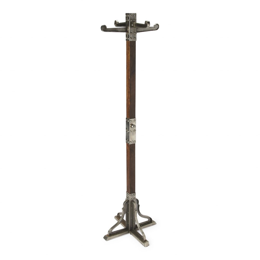 Industrial Chic Vintage Style Coat Rack HomeRoots