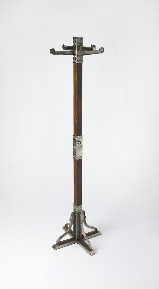 Industrial Chic Vintage Style Coat Rack HomeRoots