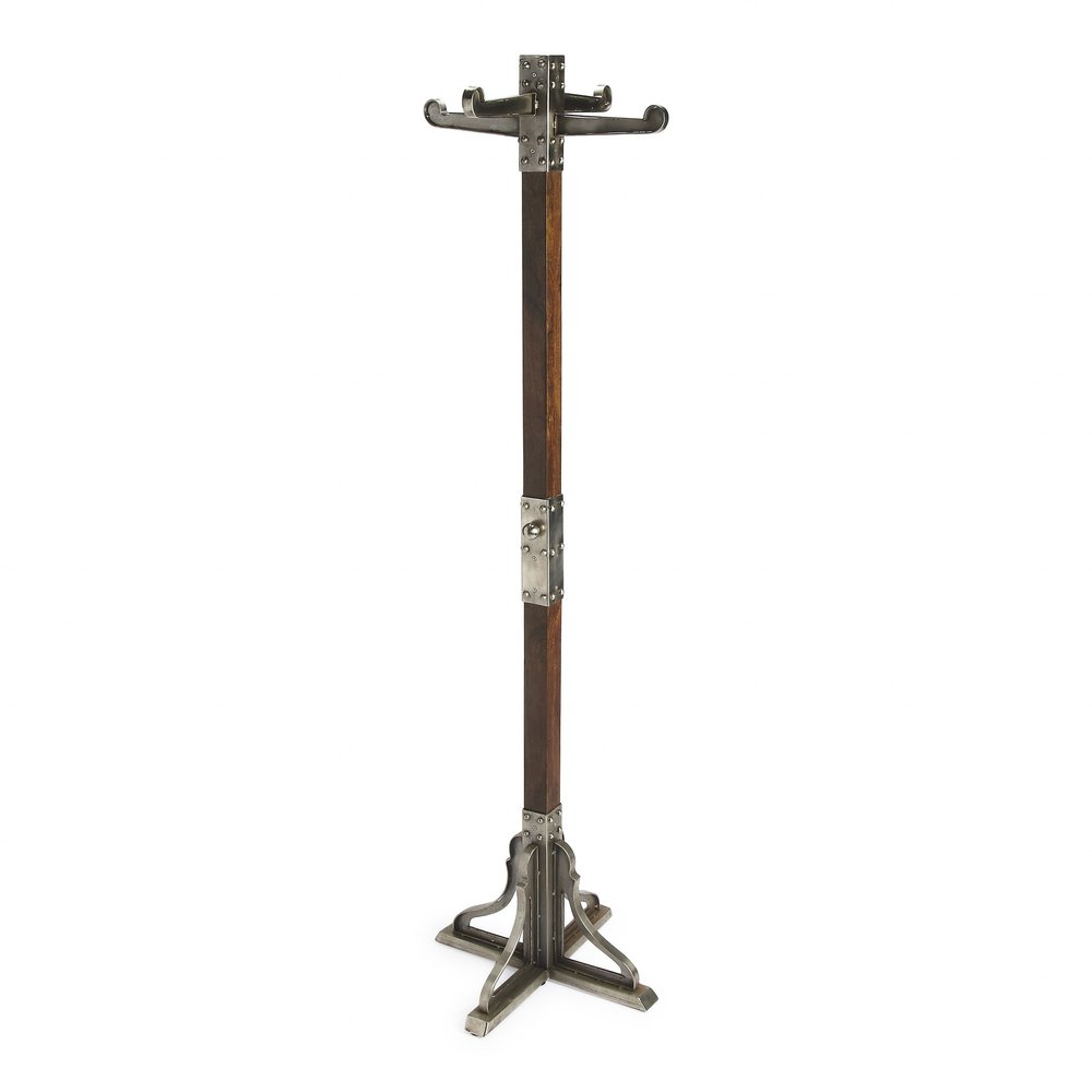 Industrial Chic Vintage Style Coat Rack HomeRoots