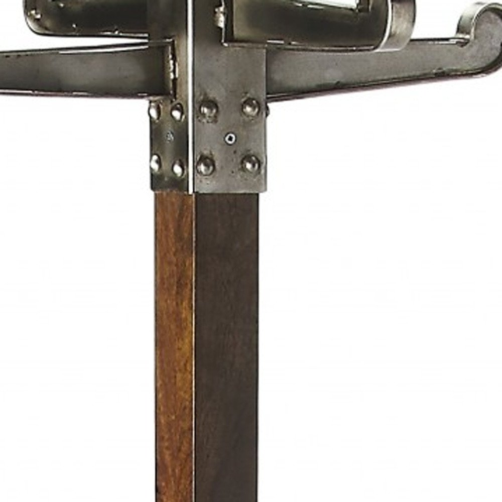 Industrial Chic Vintage Style Coat Rack HomeRoots