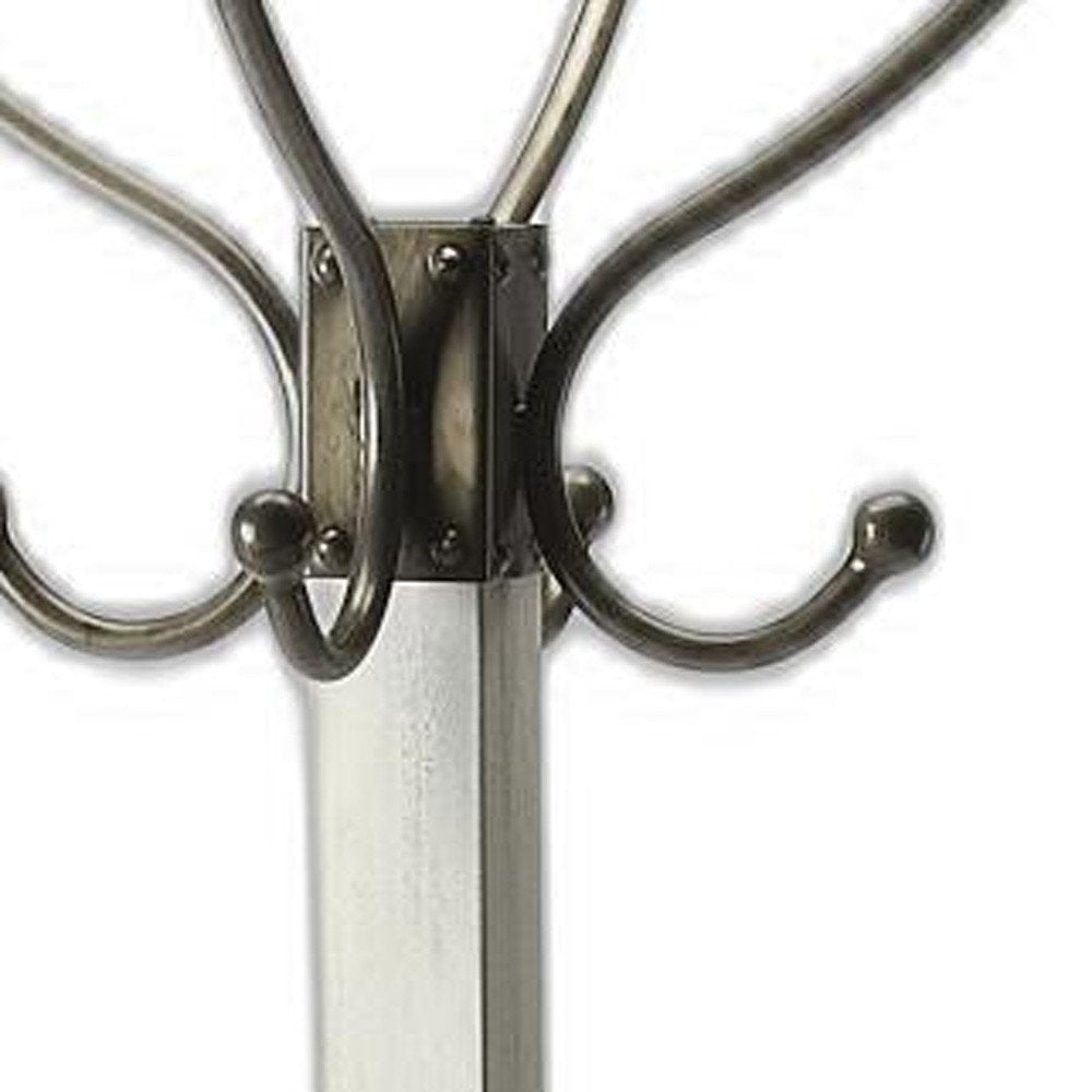 Logan Square White Wood Coat Rack Tree HomeRoots