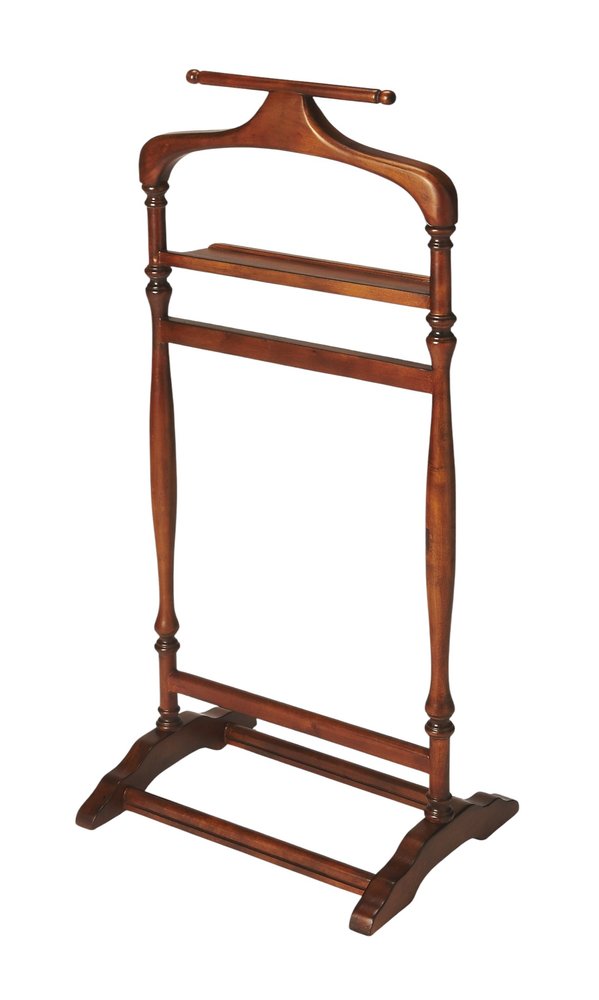 Judson Olive Ash Burl Valet Stand HomeRoots