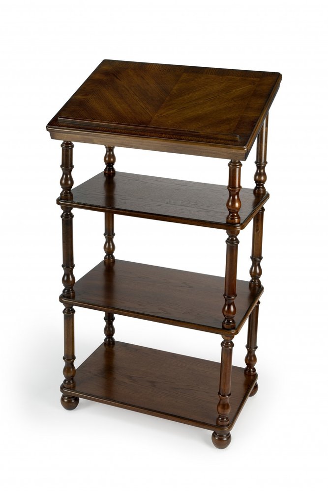 24" Brown Standing Desk HomeRoots