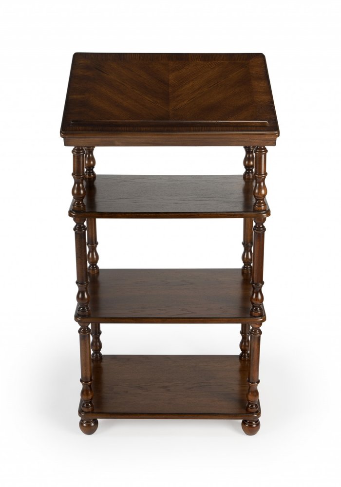 24" Brown Standing Desk HomeRoots